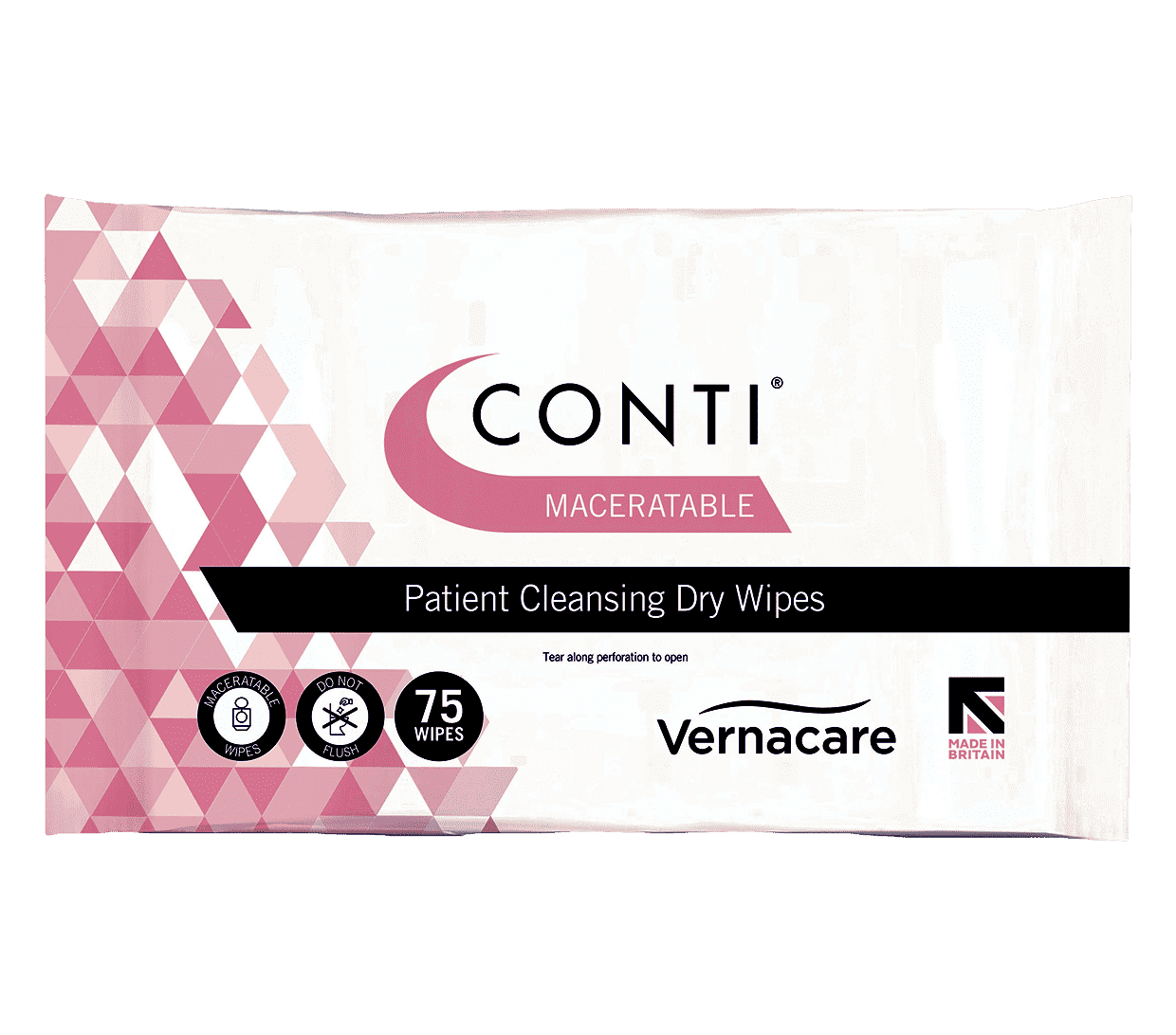 Dry patient wipes which are made from cellulose fibres making this heavy-weight patient dry wipe provide a more environmentally friendly option, designed to be dispersed once used in the hospital's macerator.